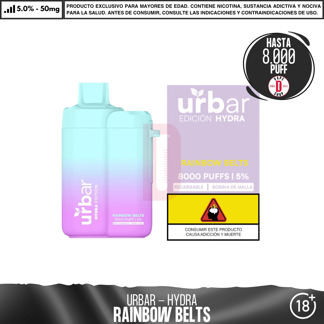 Urbar Hydra - 8000 Puffs