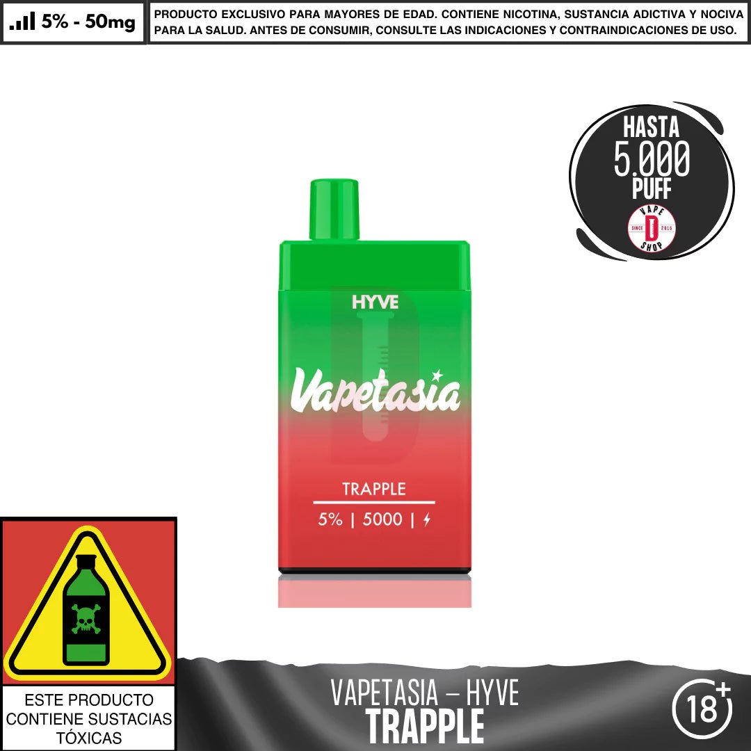 Vapetasia - Hyve 5000 PUFF - Vape Desechable - Vapetasia | DIS - VSIA - HYV - TRA