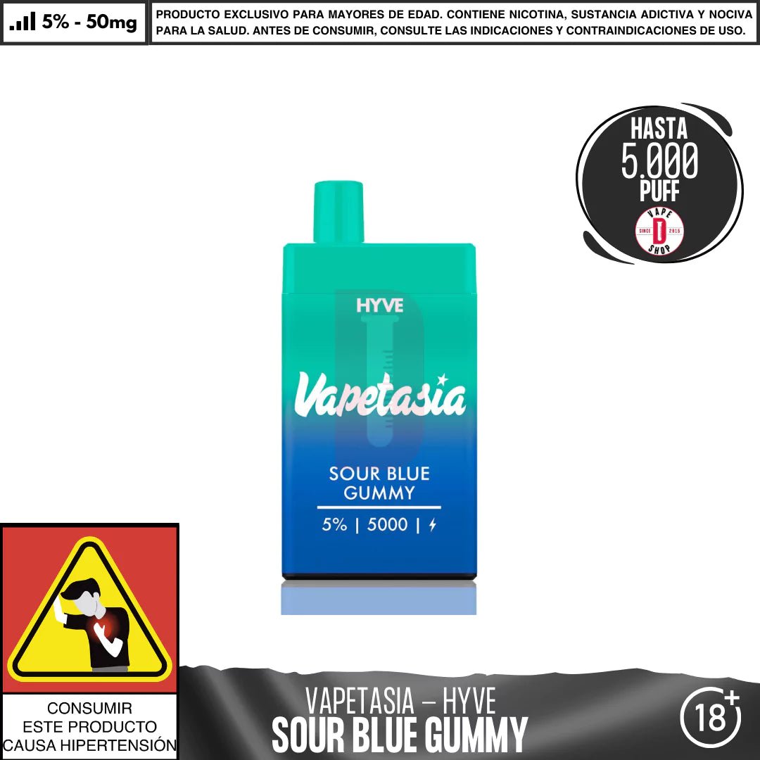 Vapetasia - Hyve 5000 PUFF - Vape Desechable - Vapetasia | DIS - VSIA - HYV - SBG