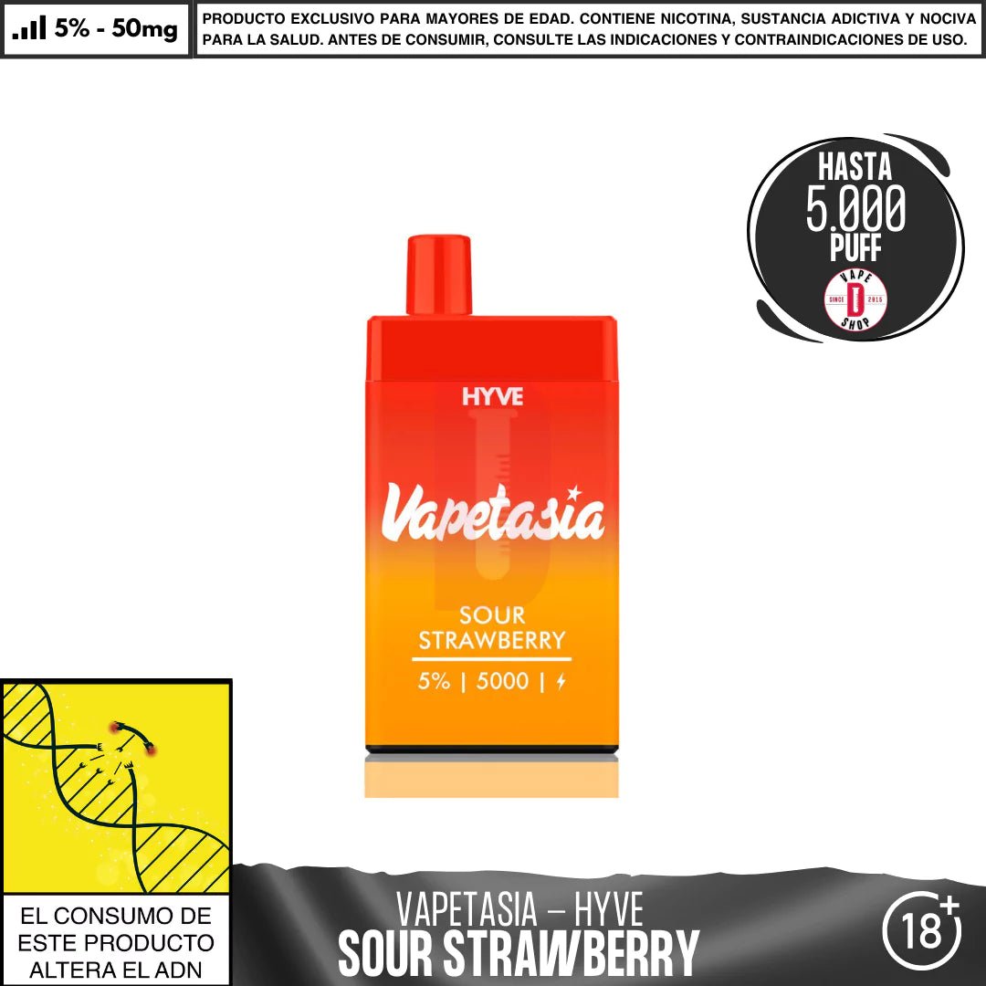 Vapetasia - Hyve 5000 PUFF - Vape Desechable - Vapetasia | DIS - VSIA - HYV - SOS