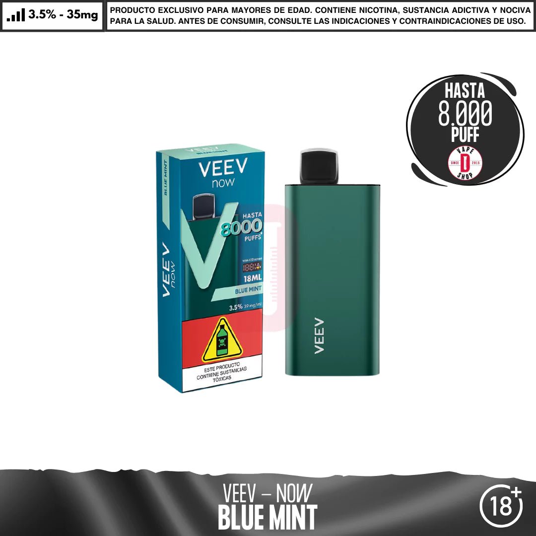VEEV - NOW 8000 Puffs - Vape Desechable - Veev | DIS - VEV - NOU8 - MEN