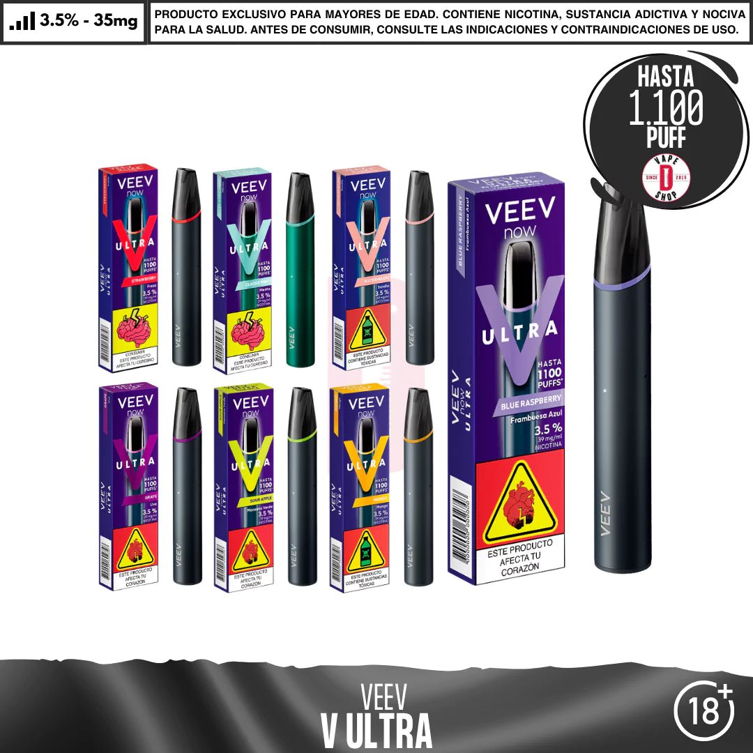VEEV - NOW ULTRA 1100 Puffs - Vape Desechable - Veev | DIS - VEV - NOU - FRA