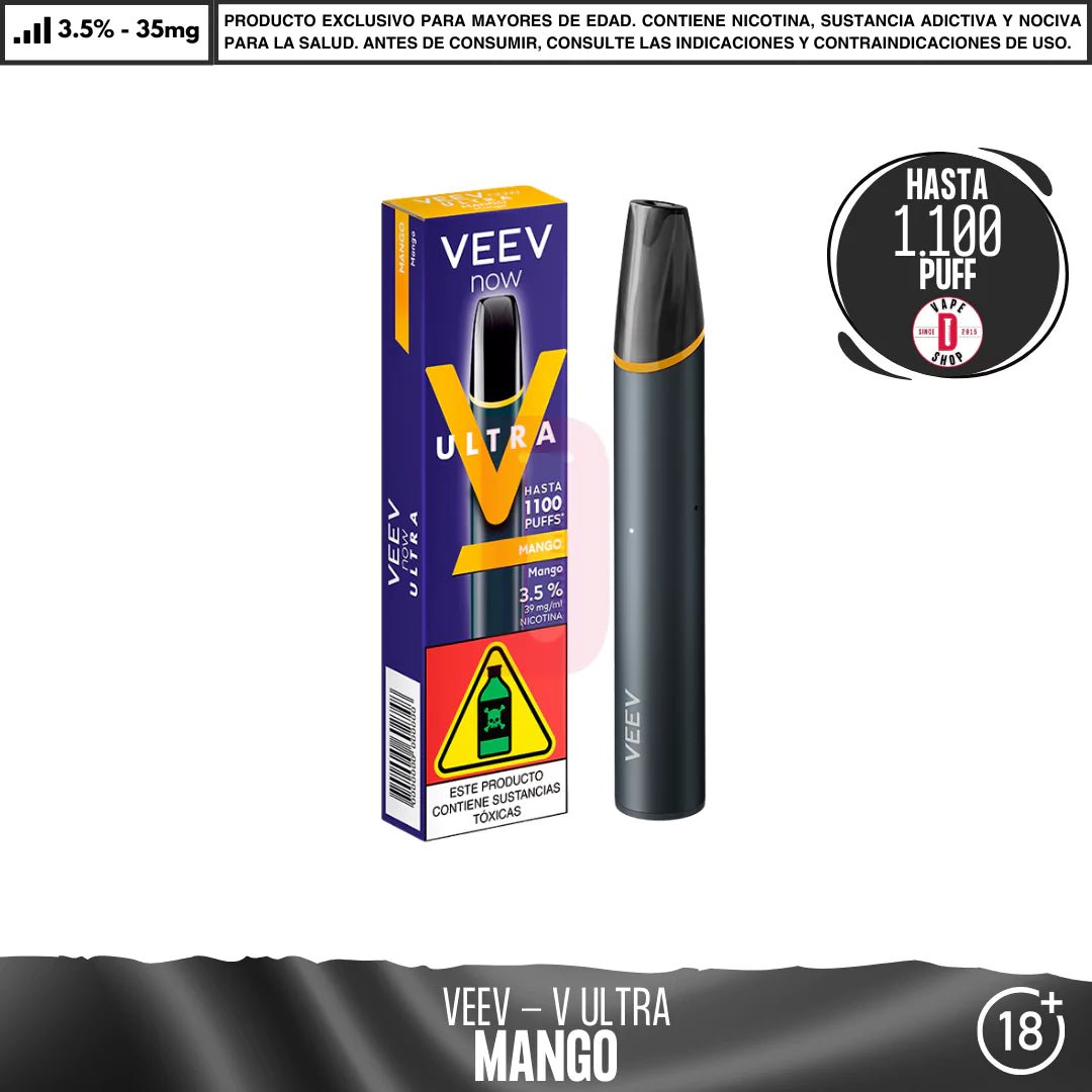 VEEV - NOW ULTRA 1100 Puffs - Vape Desechable - Veev | DIS - VEV - NOU - MAN