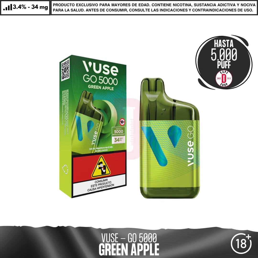 VUSE - GO 5000 Puffs - Vape Desechable - Vuse | DIS - VUS - GO5 - APS