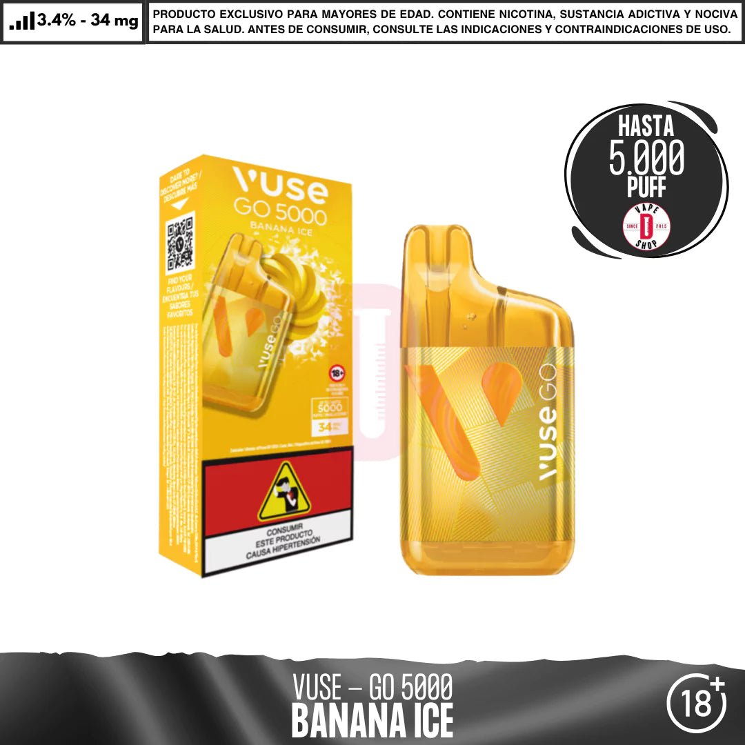 VUSE - GO 5000 Puffs - Vape Desechable - Vuse | DIS - VUS - GO5 - BAI