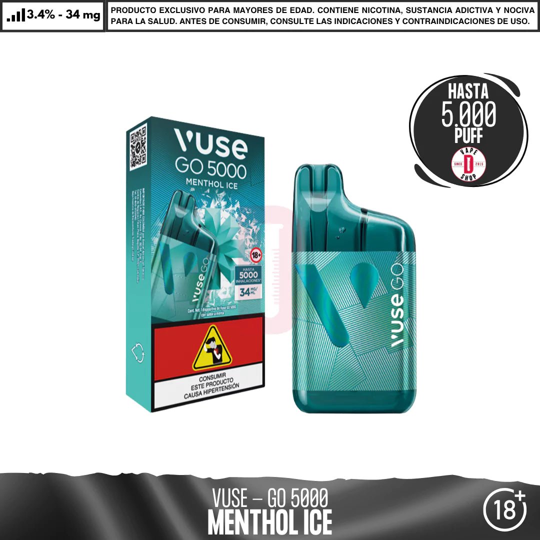 VUSE - GO 5000 Puffs - Vape Desechable - Vuse | DIS - VUS - GO5 - MII