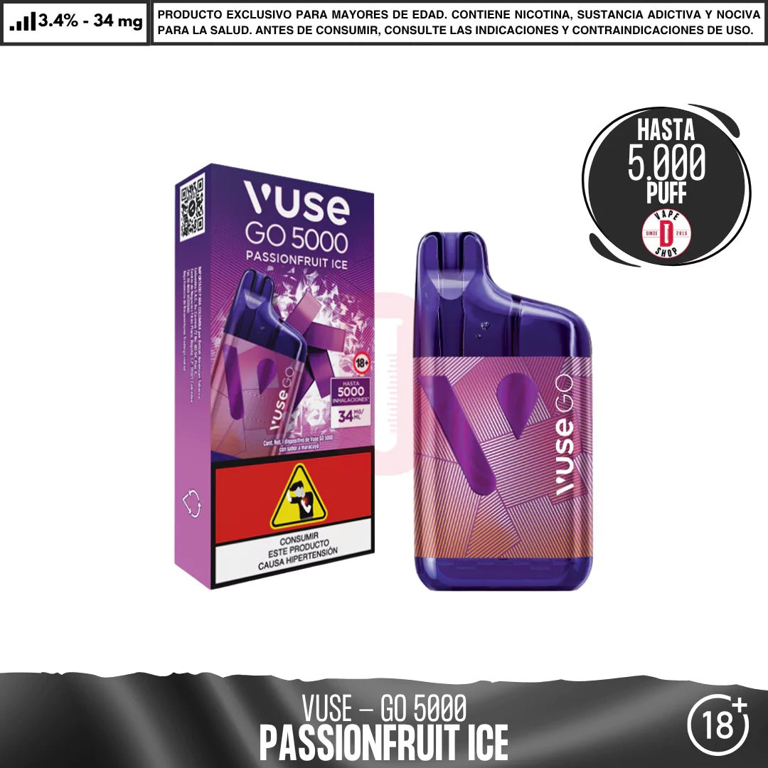 VUSE - GO 5000 Puffs - Vape Desechable - Vuse | DIS - VUS - GO5 - PAI