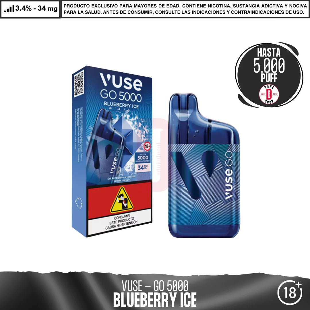 VUSE - GO 5000 Puffs - Vape Desechable - Vuse | DIS - VUS - GO5 - BLI