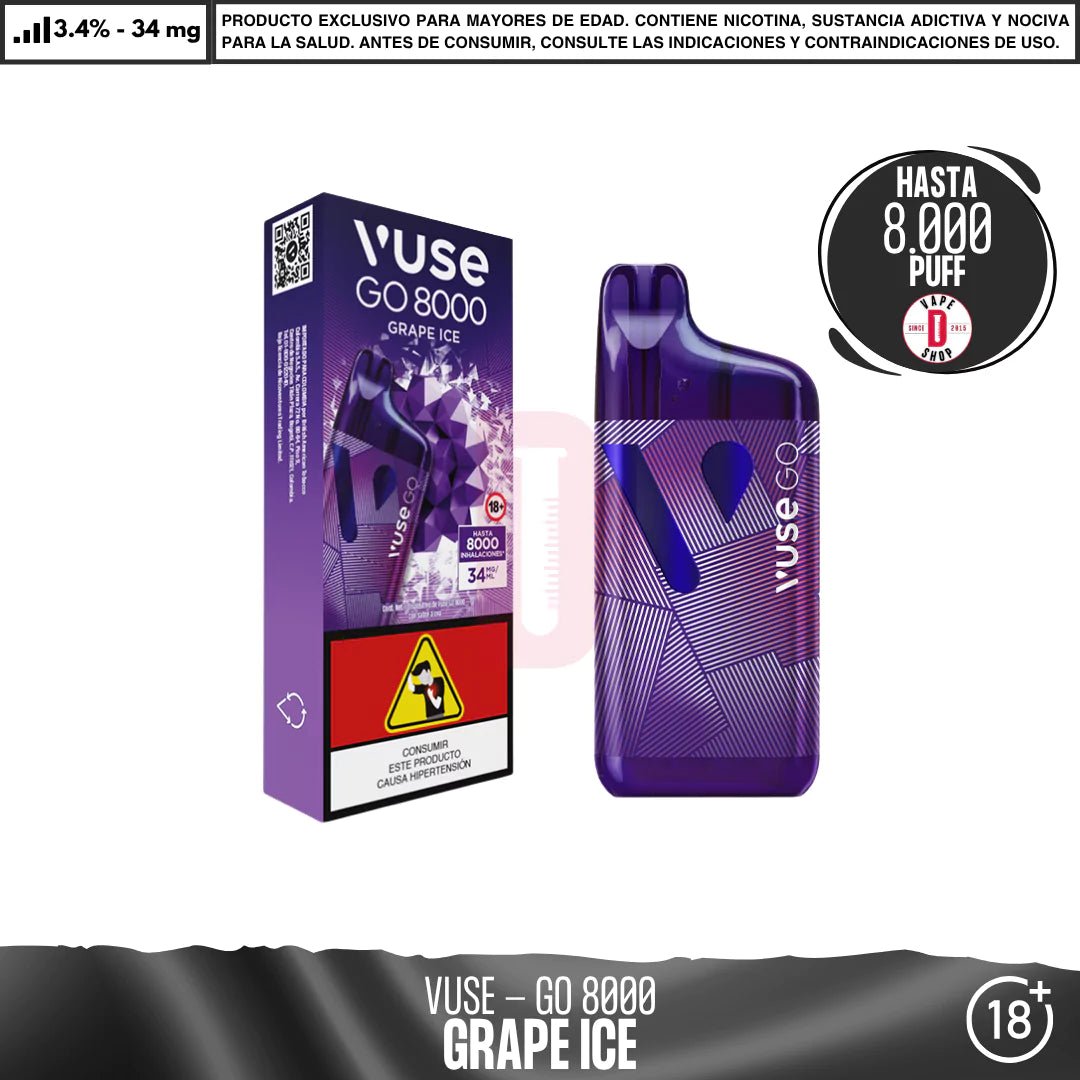 Vuse Go Recargable Como Funciona VUSE - GO 8000 Puffs Vuse Go Recargable Como Funciona VUSE - GO 8000 Puffs