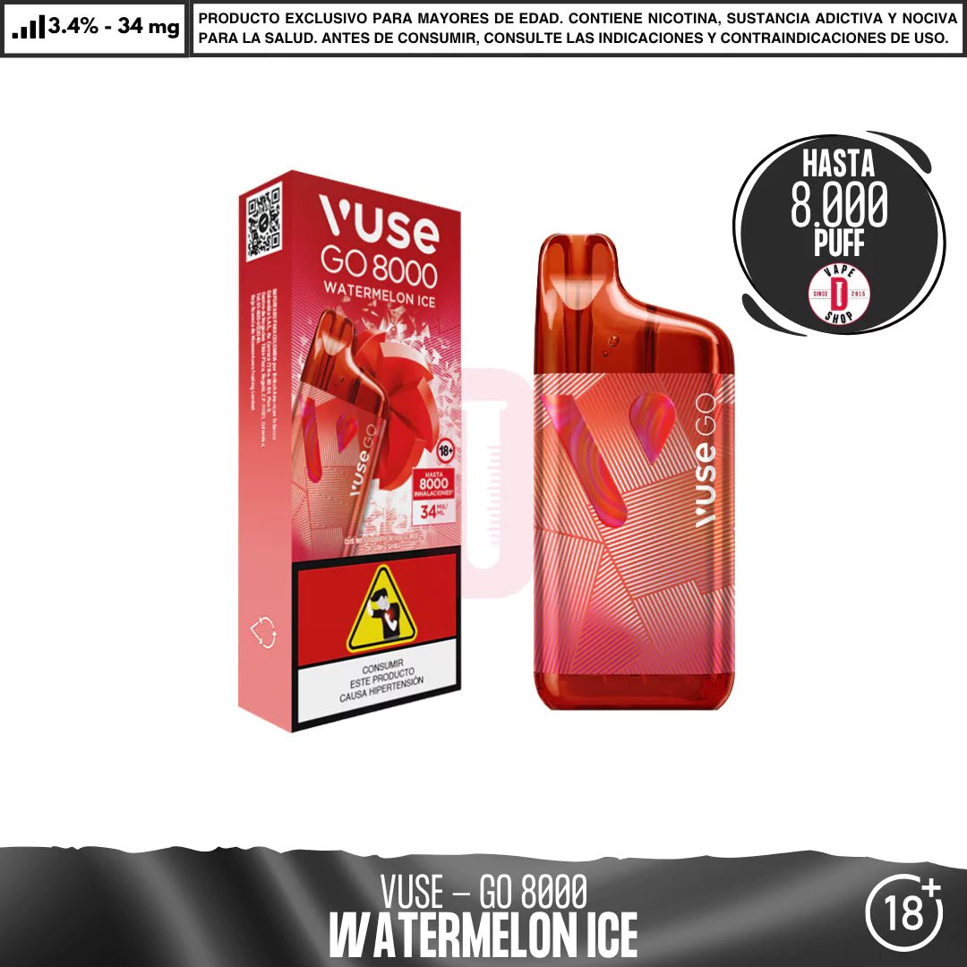 VUSE - GO 8000 Puffs - Vape Desechable - Vuse | DIS - VUS - GO8 - WAI