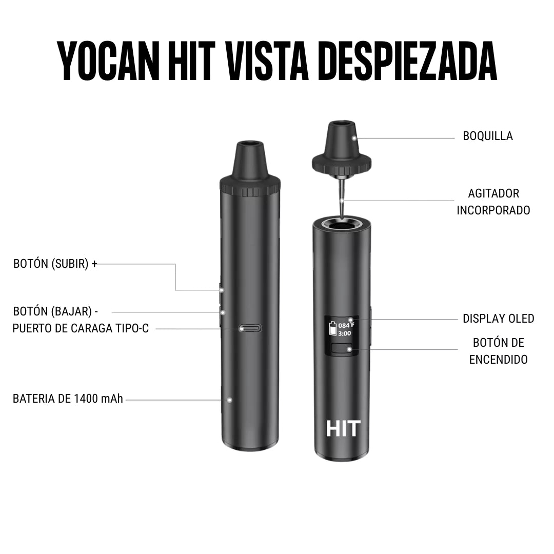 5TO - Hit Kit - Vaporizador Herbal - 5TO | VH - 5TO - HIT - 01