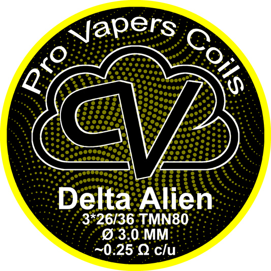 Delta Alien - Pro Vapers - Resistencias Artesanales - DIY VAPE SHOP | RA-PVC-DA-01