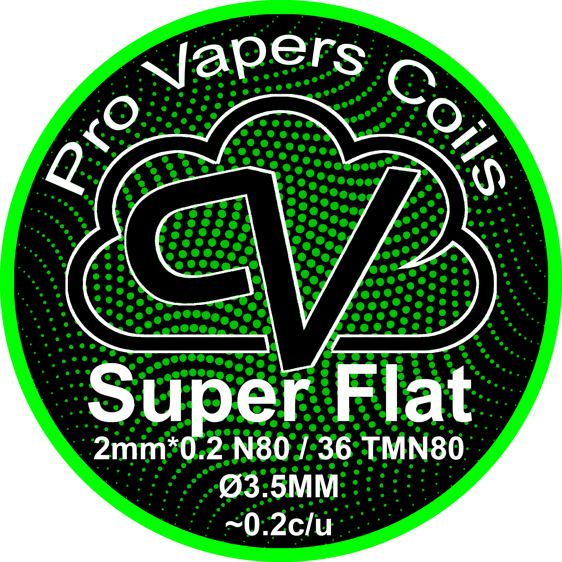 Super Flat - Resistencias Artesanales - Pro Vapers | RA-PVC-SF-01