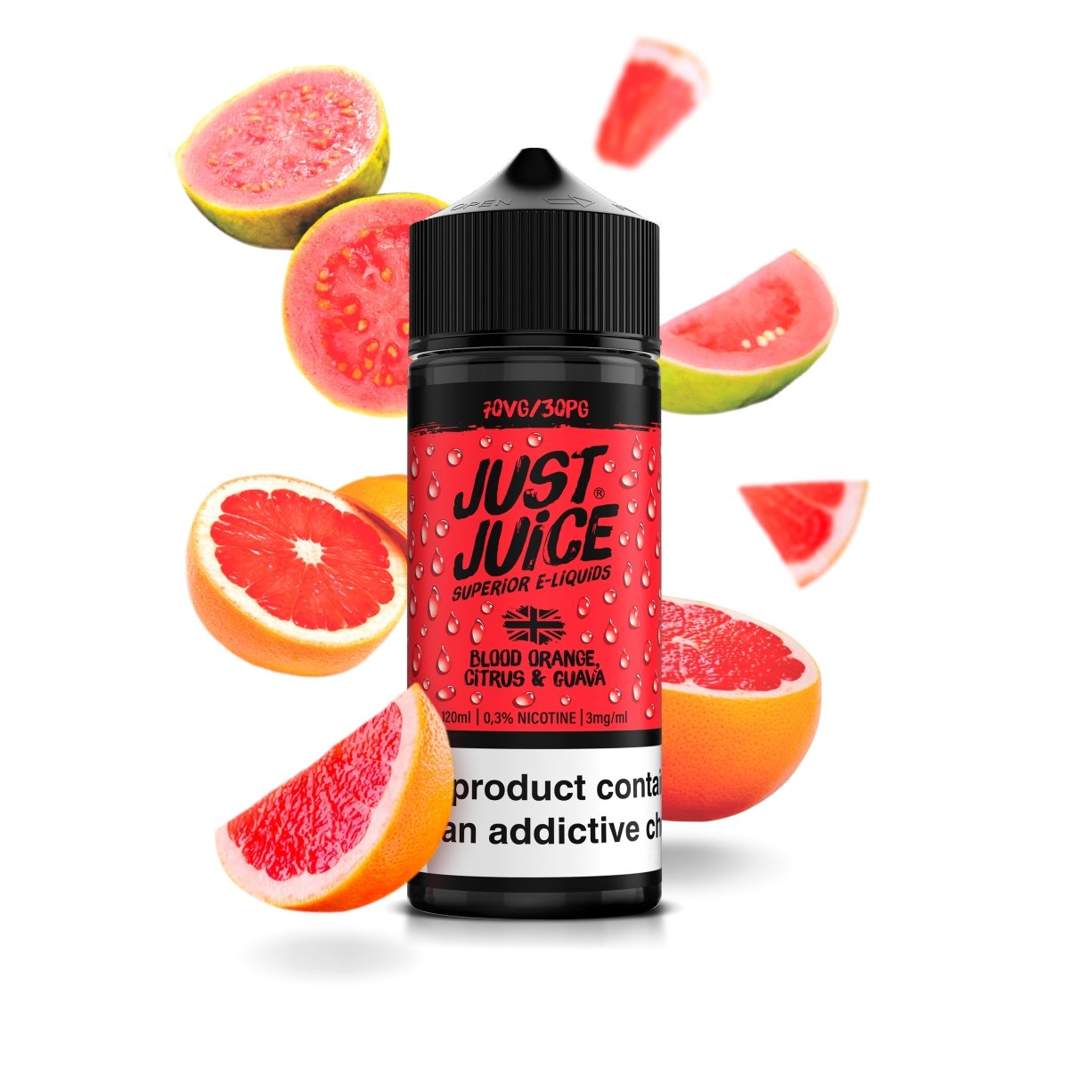 Blood Orange Citrus & Guava - Eliquid - Just Juice | BL-JJ-BOCG-03