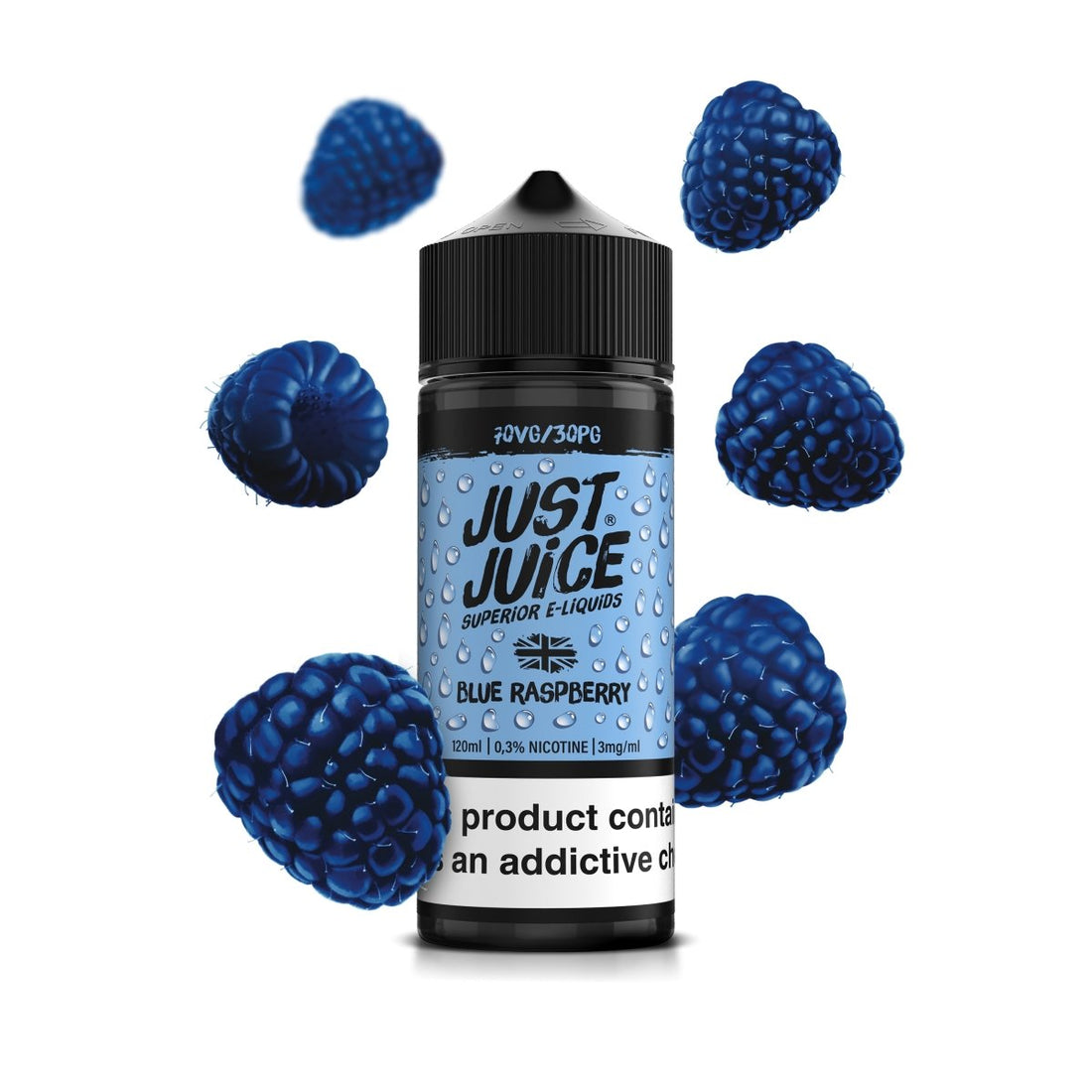 Blue Raspberry - Just Juice - Eliquid - DIY VAPE SHOP | BL-JJ-BR-00