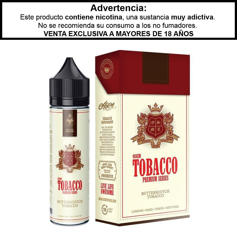 Butterscotch Tobacco (Premium Series) - Eliquid - Ossem | BL-OS-TS-BT-00