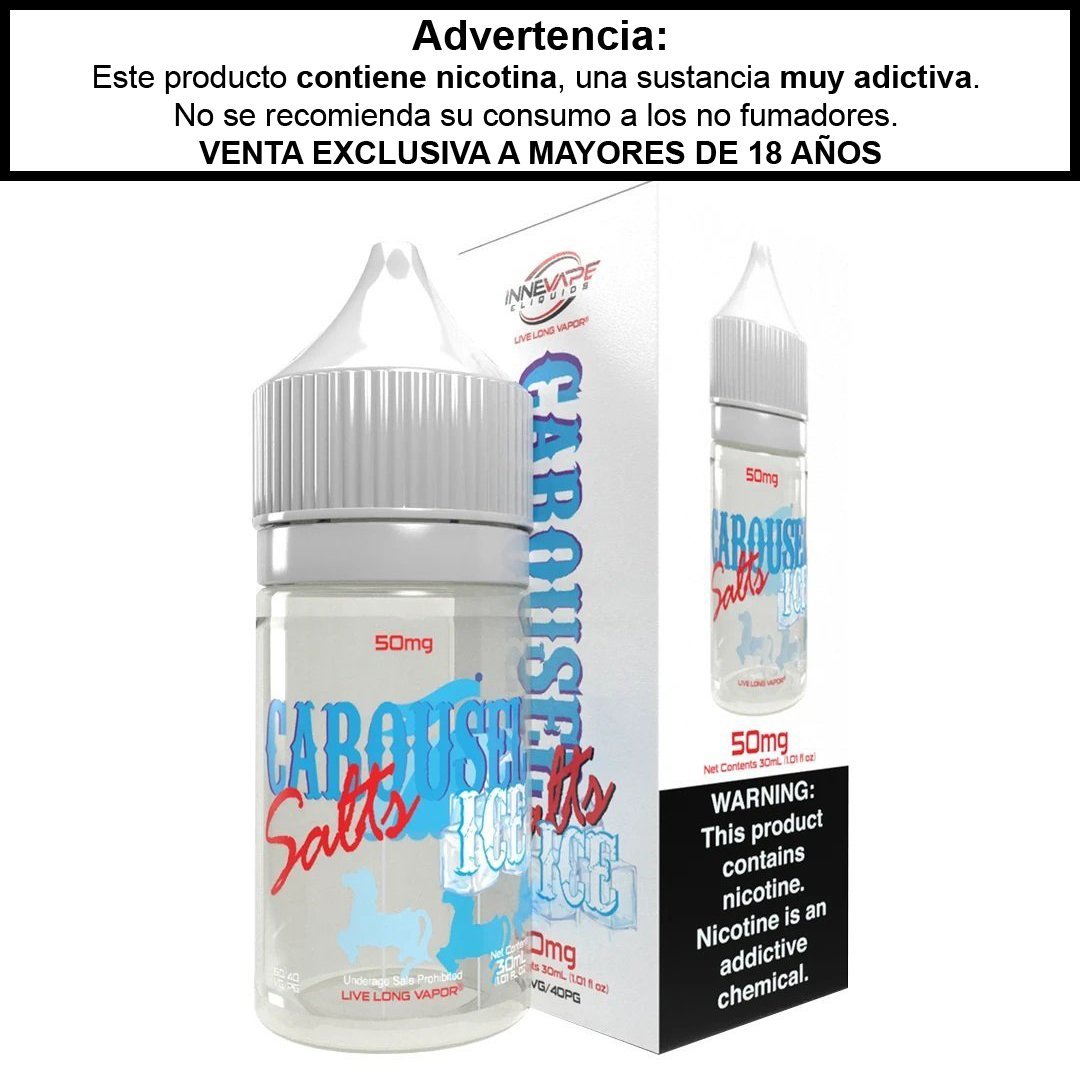 Carousel Ice Salts - Innevape - Sales de Nicotina - DIY VAPE SHOP | SN-INN-CAR-24