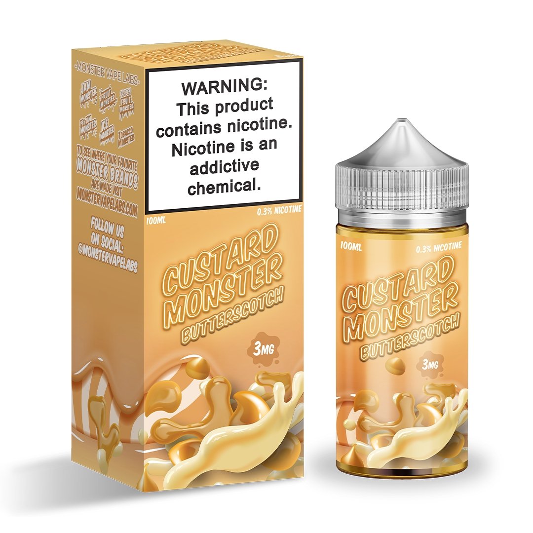 Custard Monster Butterscotch - Eliquid - Monsterlabs | BL-ML-CM-BS-00