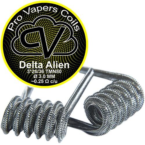 Delta Alien - Pro Vapers - Resistencias Artesanales - DIY VAPE SHOP | RA-PVC-DA-01