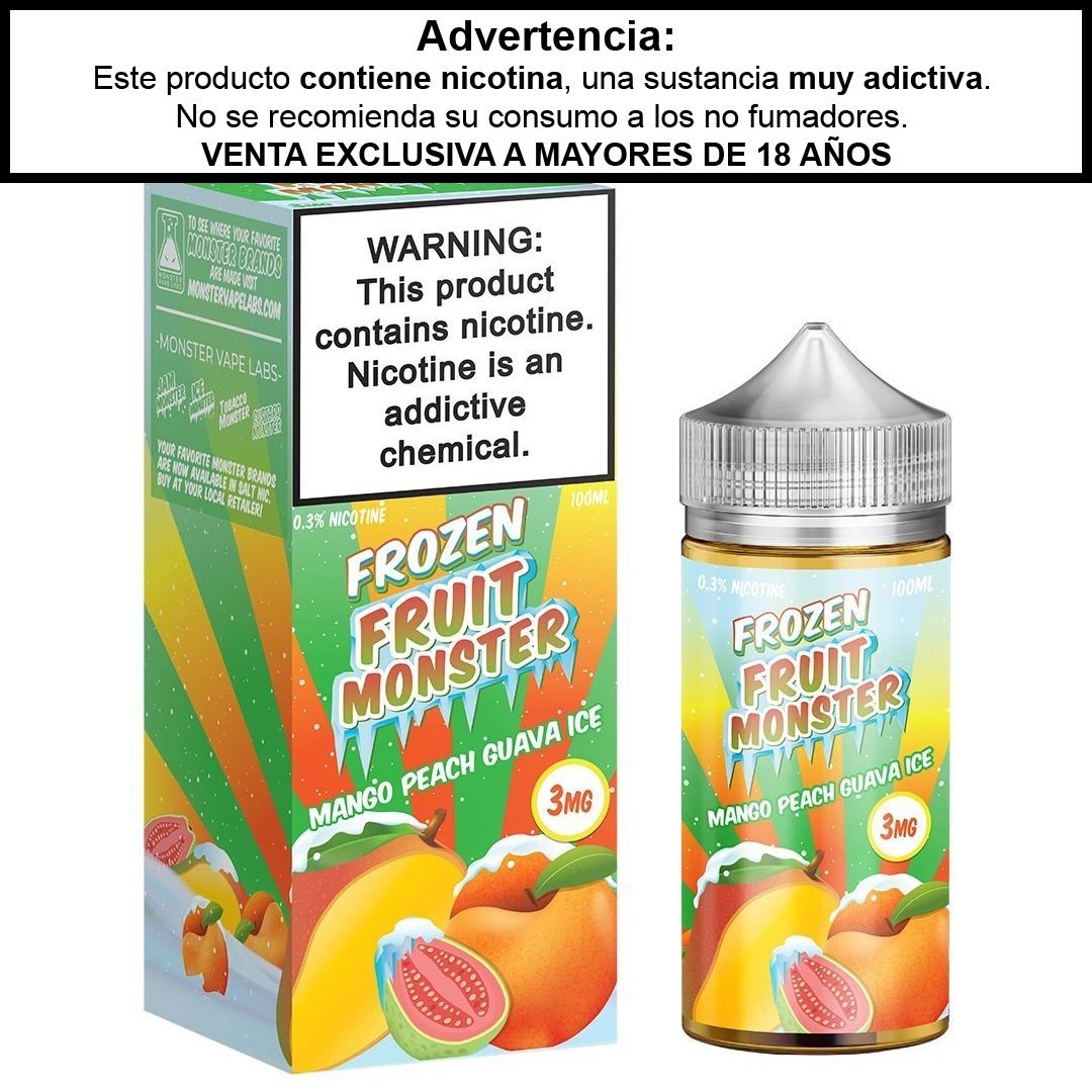 Frozen Fruit Monster Mango Peach Guava Ice - Eliquid - Monsterlabs | BL-ML-FFM-MPG-00