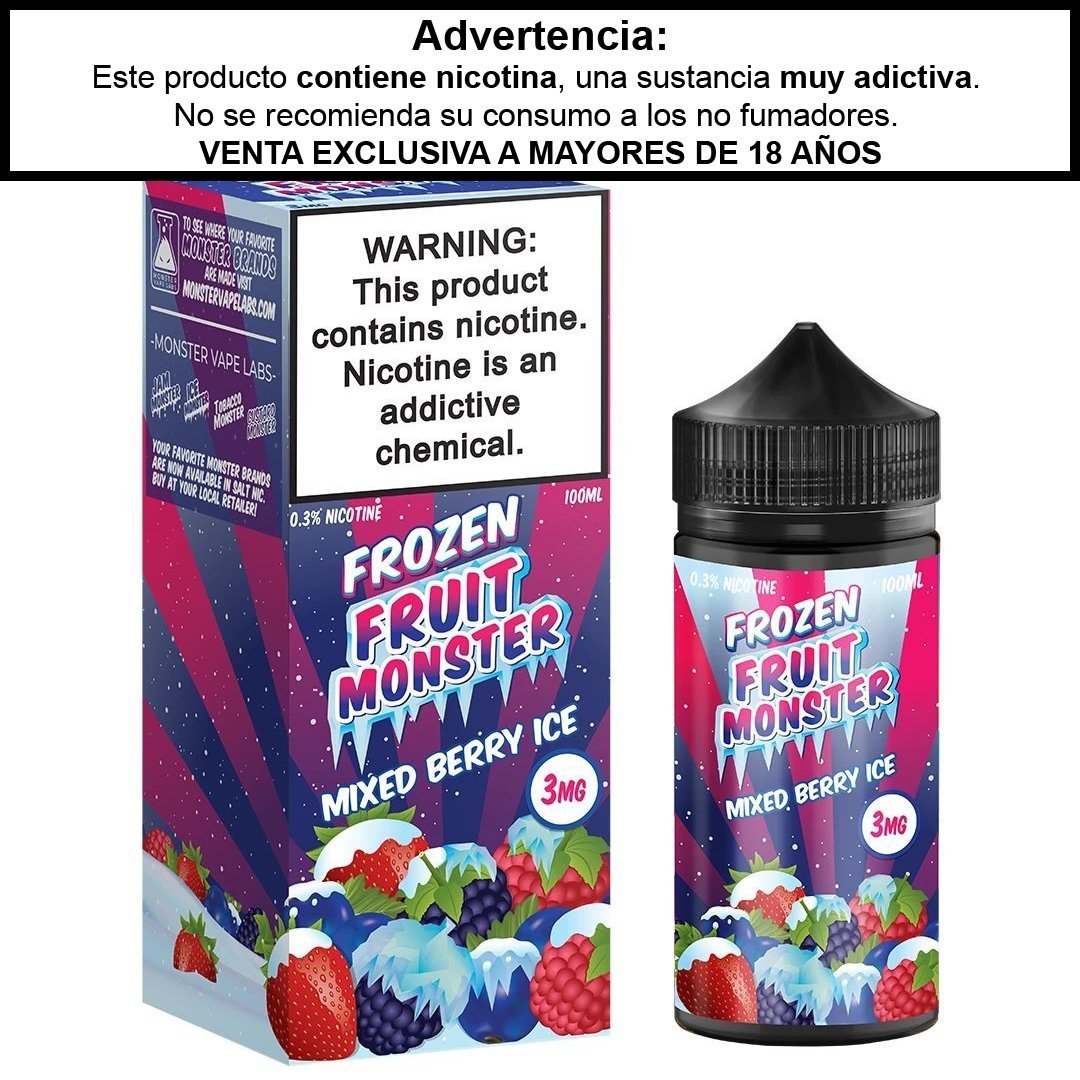 Frozen Fruit Monster Mixed Berry ice - Eliquid - Monsterlabs | BL-ML-FFM-MBI-00