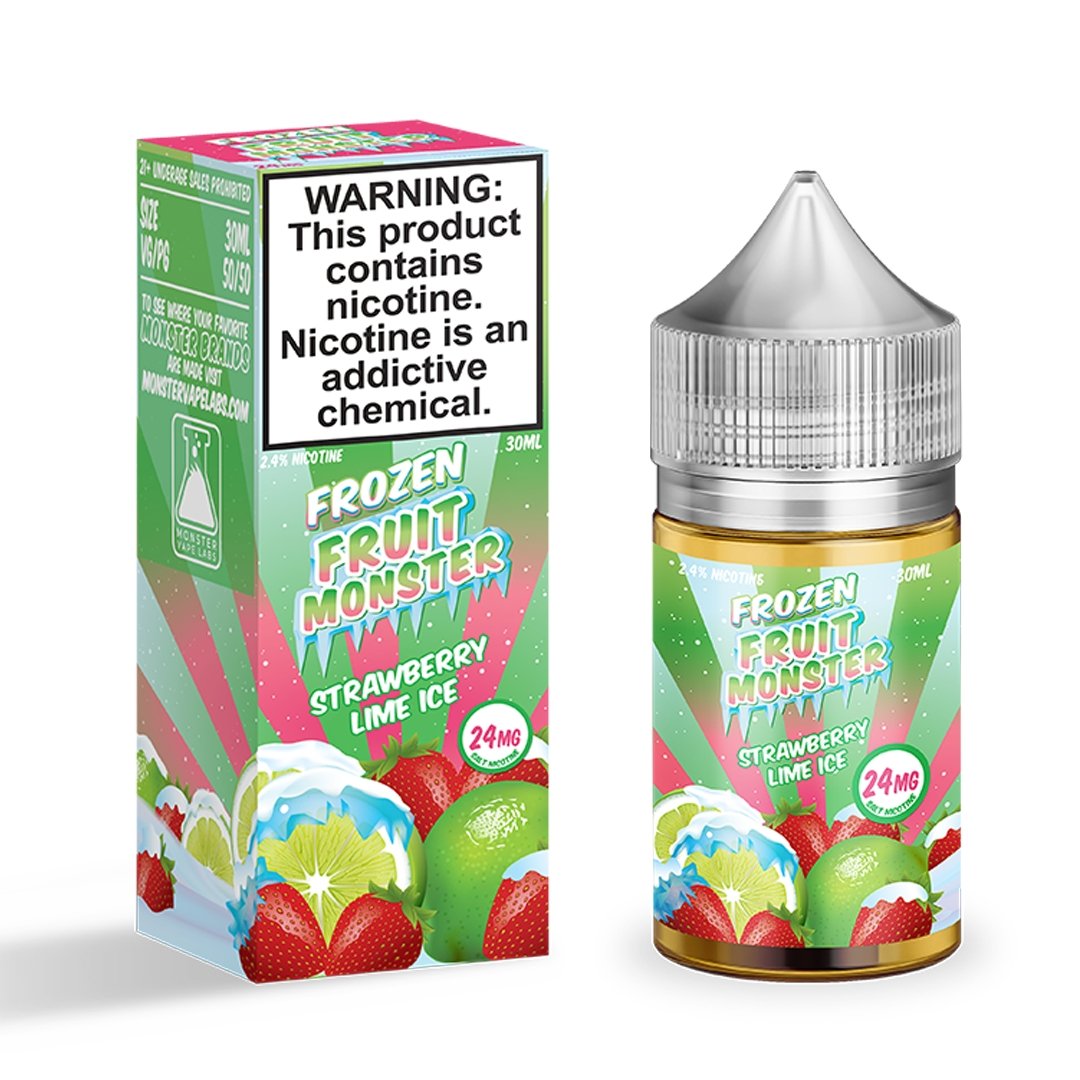 Frozen Fruit Monster Strawberry Lime Ice Salts - Sales de Nicotina - Monsterlabs | SN-ML-FFM-SL-24