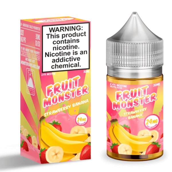 Fruit Monster Strawberry Banana Salts - Sales de Nicotina - Monsterlabs | SN-ML-FM-SB-24