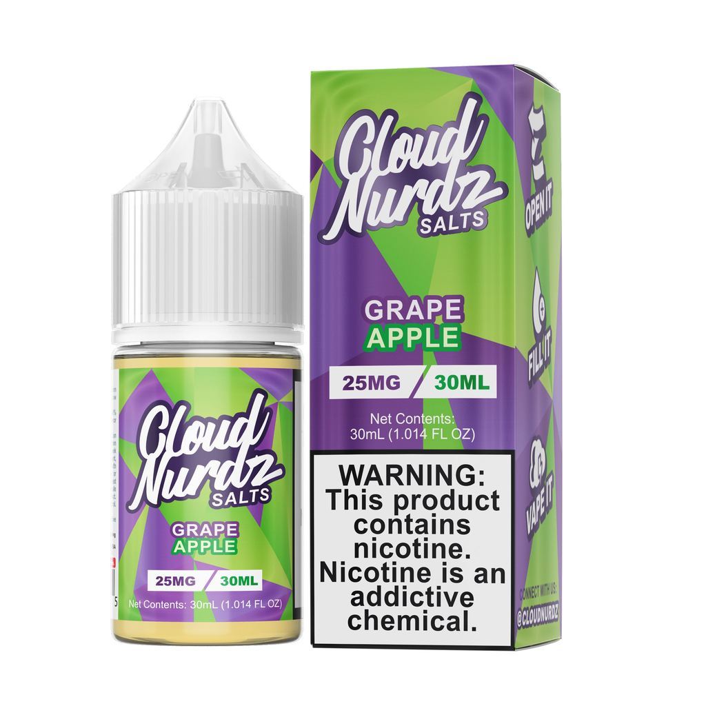Grape Apple Salts - Sales de Nicotina - Cloud Nurdz | SN-CLN-GAS-25