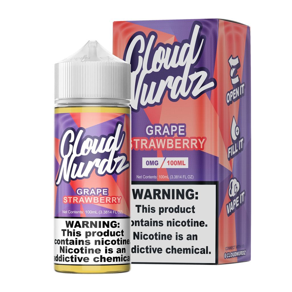 Grape Strawberry - Cloud Nurdz - Eliquid - DIY VAPE SHOP | BL-CLN-GS-00