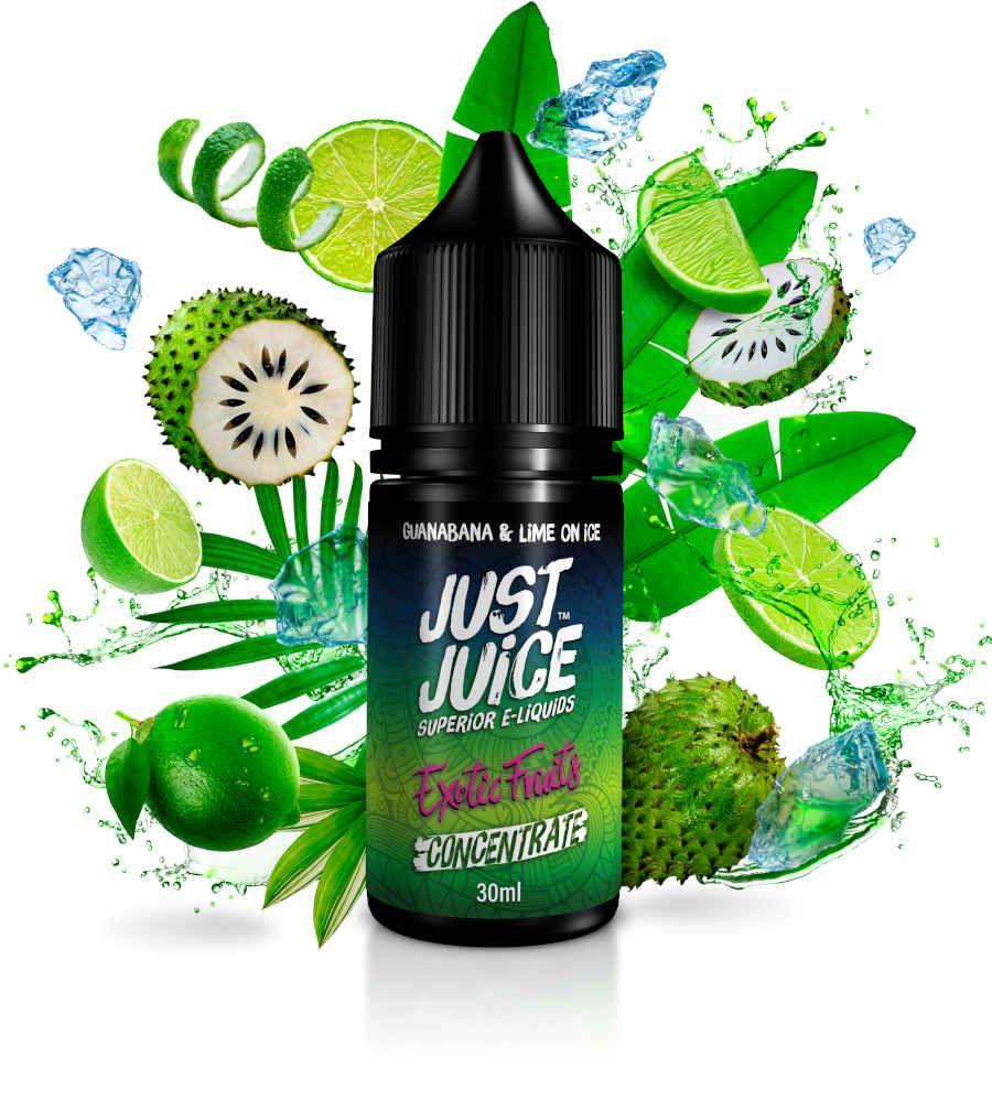 Guanabana Lime on Ice - One Shot - Just Juice | OS-JJ-GLI