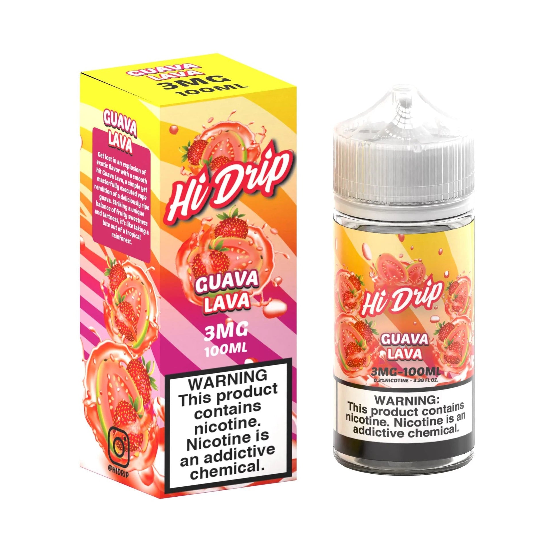Hi Drip - Guava Lava - Eliquid - Hi Drip | BL-HID-GULA-00