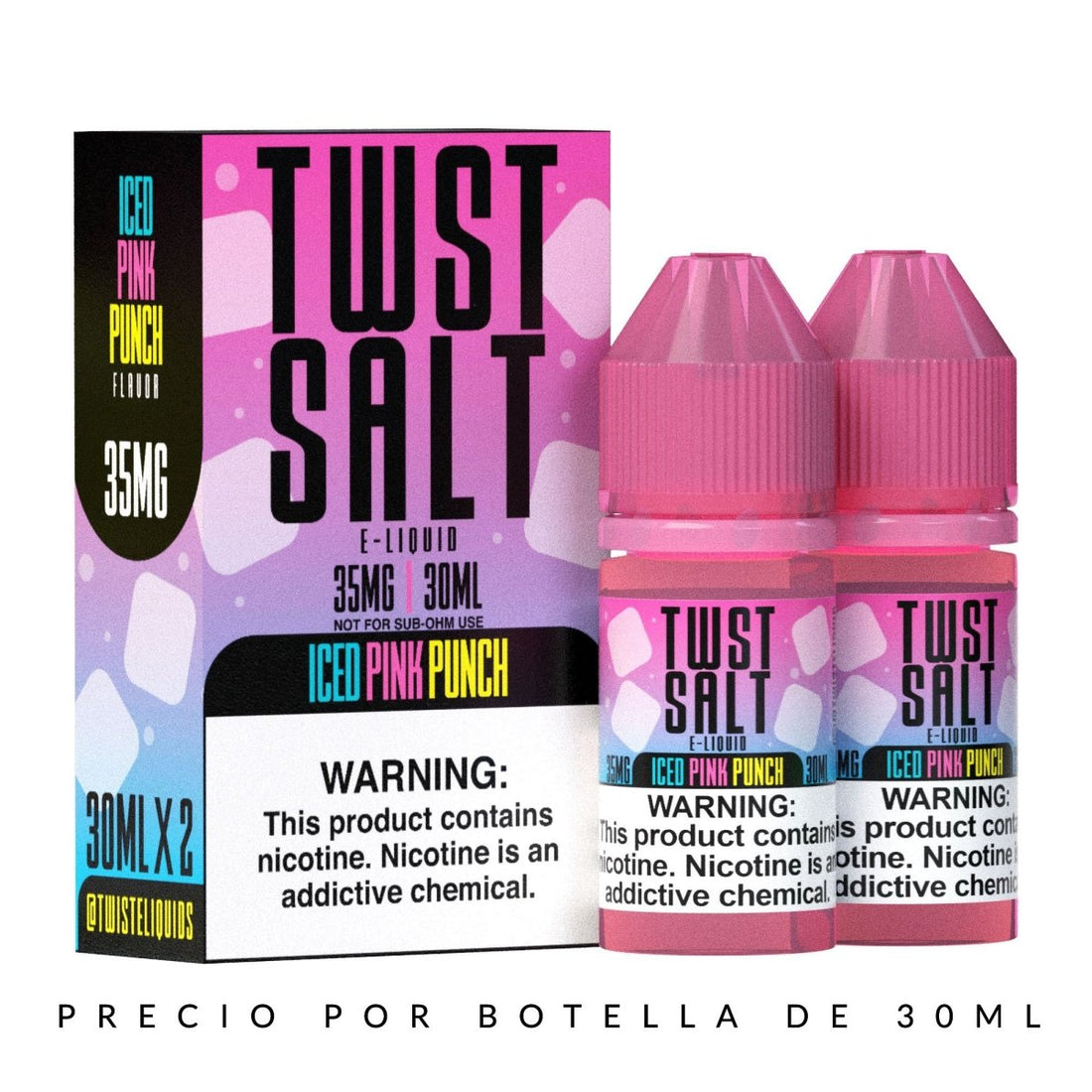 Iced Pink Punch Lemonade Salts - Sales de Nicotina - Twst | SN-TWIST-IPL-35