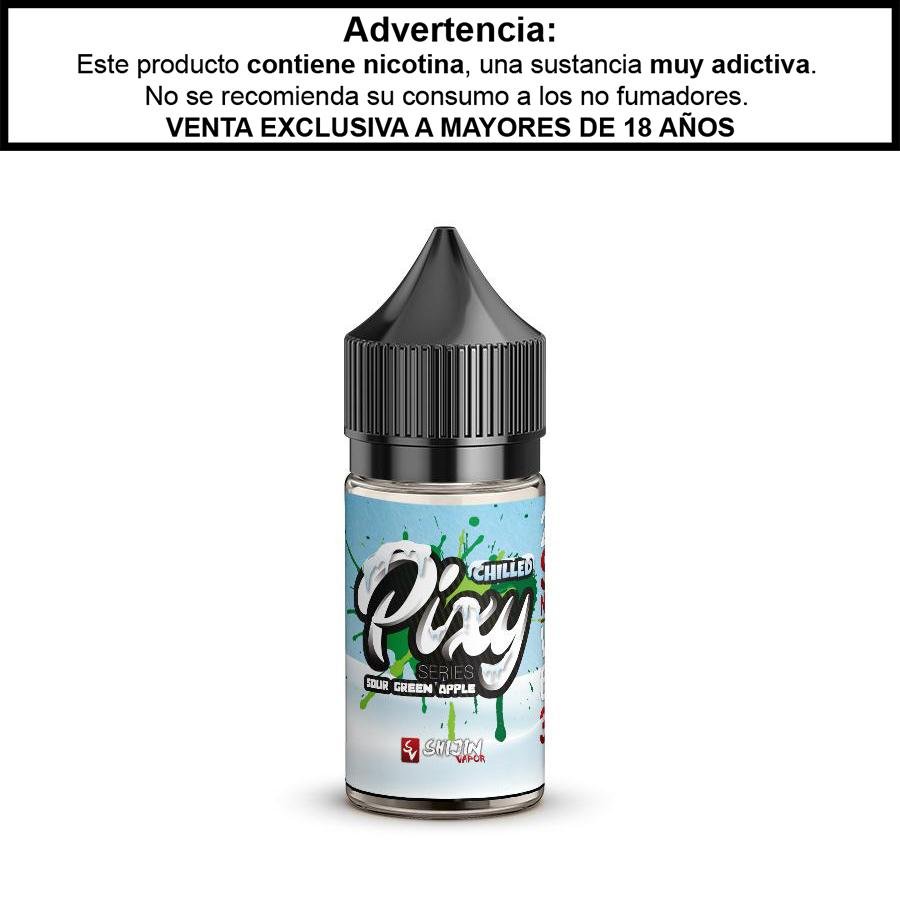 Salts　It`s　Sour　Pixy　Sales　Shijin　en　Chilled　Green　Apple　Nicotina　de　de　DIY　Vape.