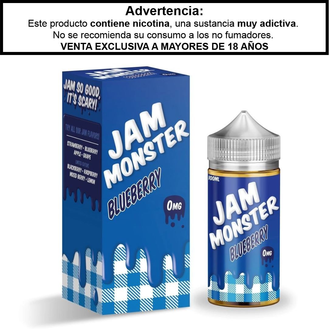 Jam Monster Blueberry - Eliquid - Monsterlabs | BL-ML-JM-BB-00