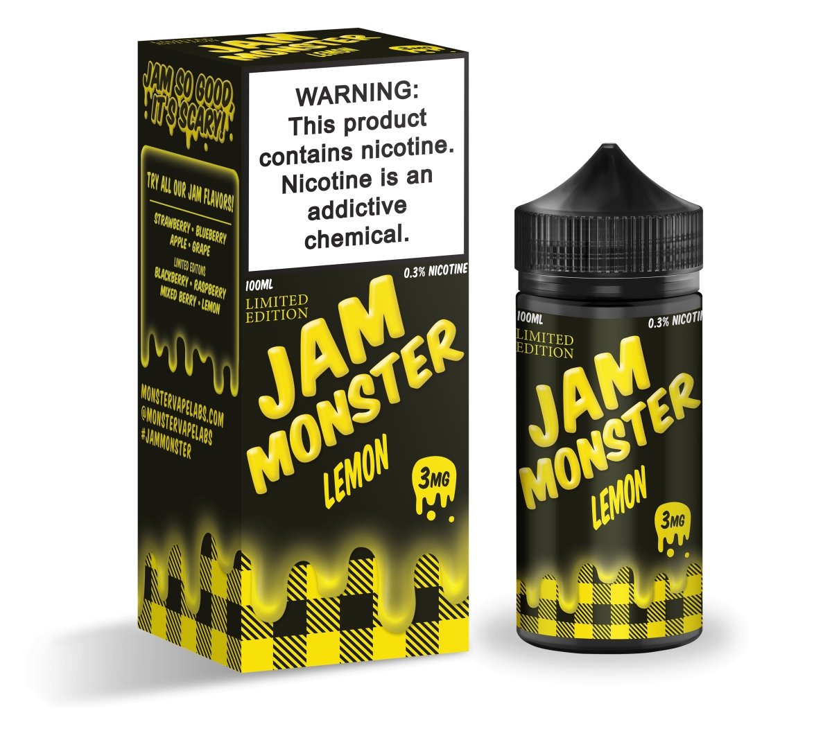 Jam Monster Lemon - Eliquid - Monsterlabs | BL-ML-JM-LM-03