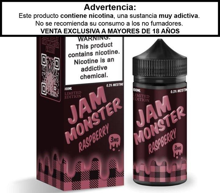 Jam Monster Raspberry - Eliquid - Monsterlabs | BL-ML-JM-RB-00