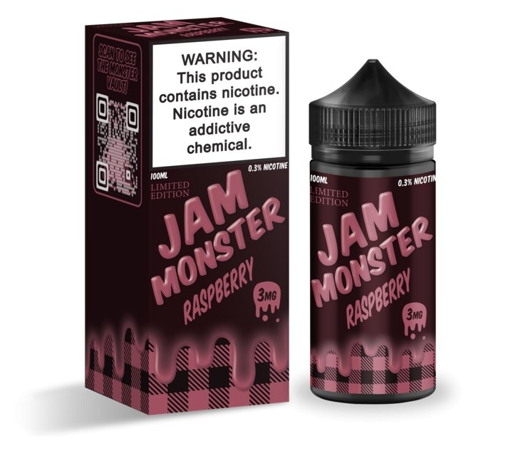 Jam Monster Raspberry - Monsterlabs - Eliquid - DIY VAPE SHOP | BL-ML-JM-RB-03