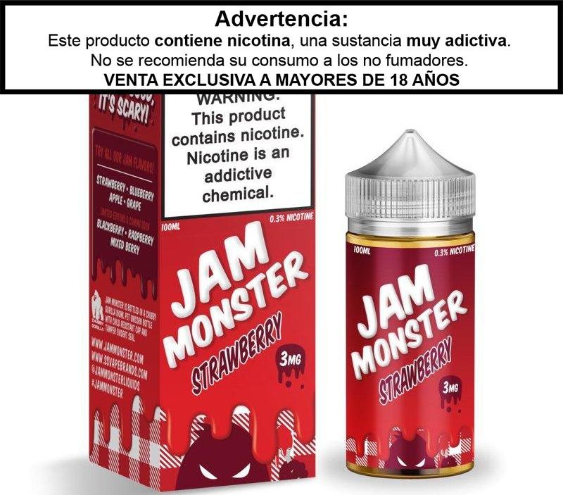 Jam Monster Strawberry - Monsterlabs - Eliquid - DIY VAPE SHOP | BL-ML-JM-ST-03