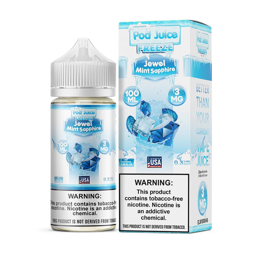 Jewel Mint Sapphire Freeze - Eliquid - Pod Juice | BL-PJ-JMSF-00
