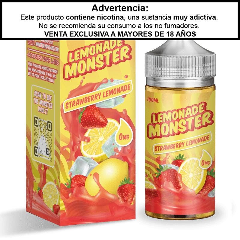 Lemonade Monster Strawberry - Eliquid - Monsterlabs | BL-ML-LM-SL-00
