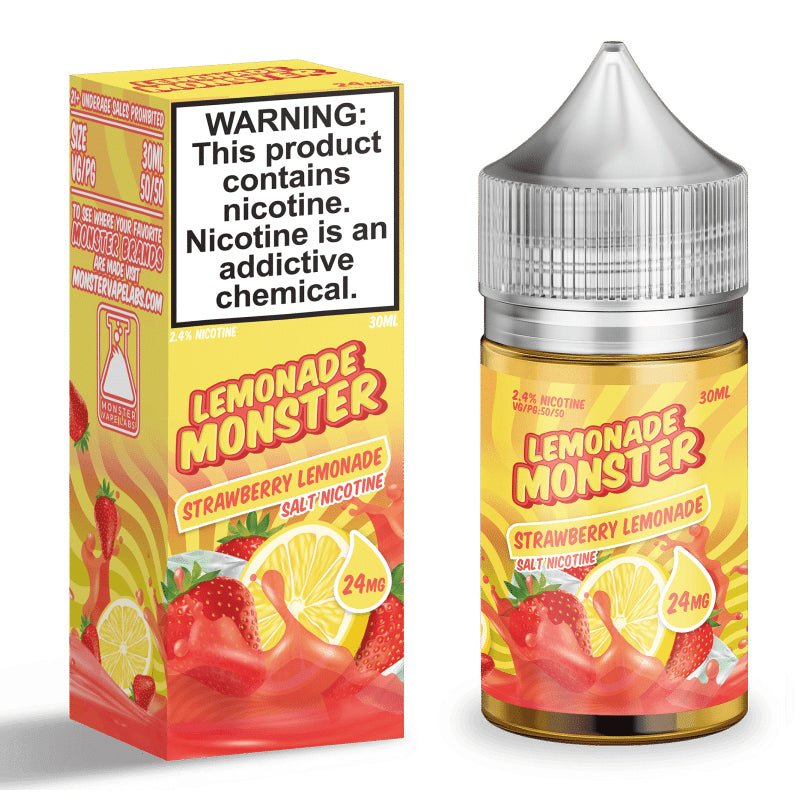 Lemonade Monster Strawberry Salts - Sales de Nicotina - Monsterlabs | SN-ML-LM-SL-24