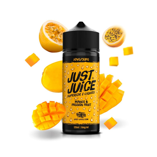Mango & Passion Fruit 0%-0mg - Just Juice - DIY VAPE SHOP