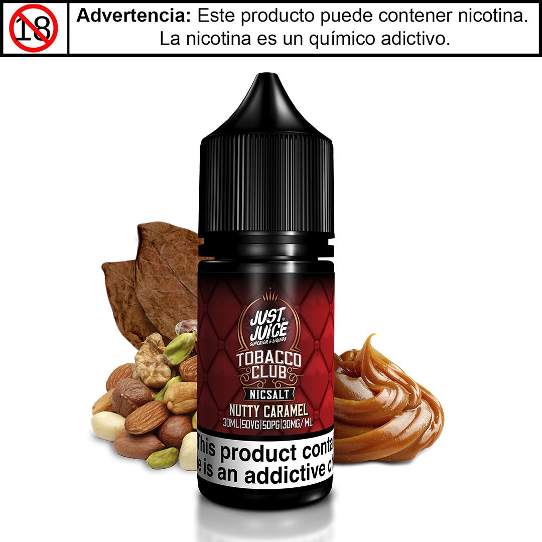 Nutty Caramel Salts - Sales de Nicotina - Just Juice | SN-JJ-TCNC-30