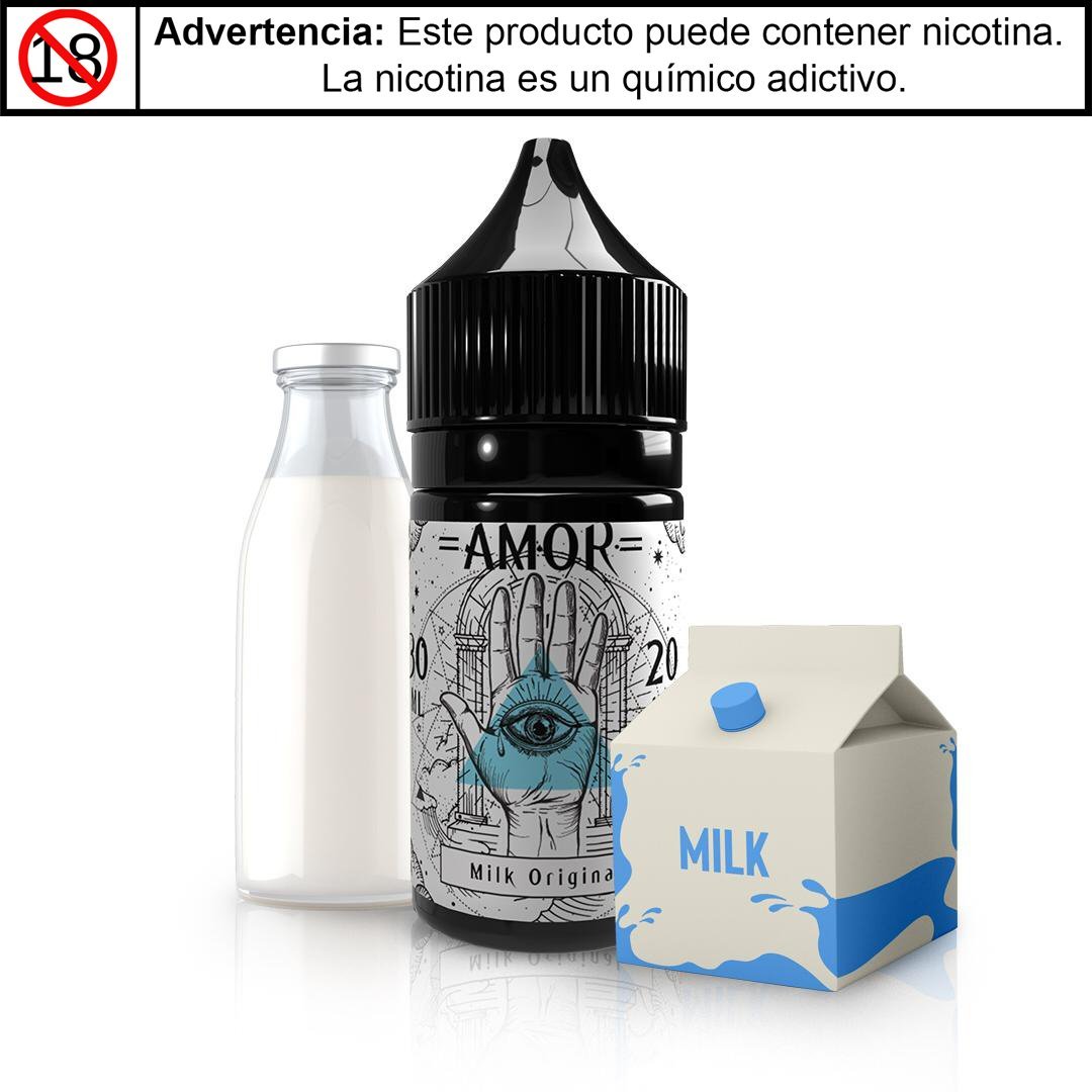 Original Milk by Amor Salts - Sales de Nicotina - Maternal | SN-AMR-ORI-20