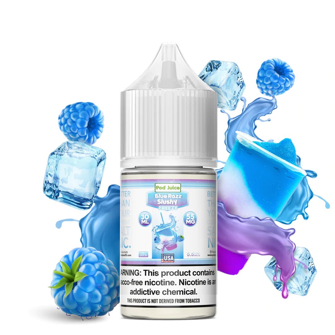 Blue Razz Slushy Freeze Salts - Sales de Nicotina - Pod Juice | SN-PJ-BRSF-35