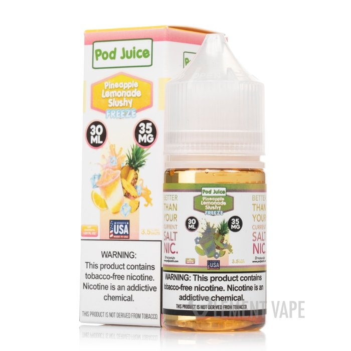 Pineapple Lemonade Slushy Freeze Salts - Sales de Nicotina - Pod Juice | SN-PJ-PLSF-35