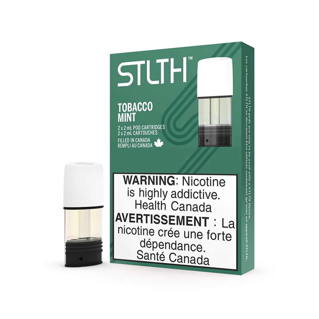 STLTH - Tobacco Mint Pods - STLTH - Pod - DIY VAPE SHOP | EQC-STLTH-POD-TM-00