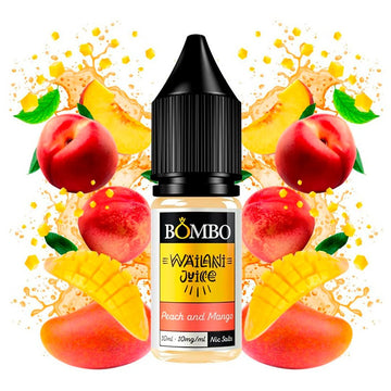 Peach And Mango Salts - Bombo - Sales de Nicotina - DIY VAPE SHOP | SN-BOM-10-WAI-PEM-20