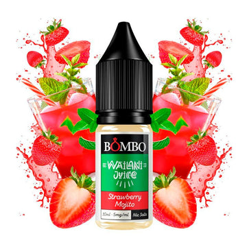 Strawberry Mojito Salts - Bombo - Sales de Nicotina - DIY VAPE SHOP | SN-BOM-10-WAI-STM-20