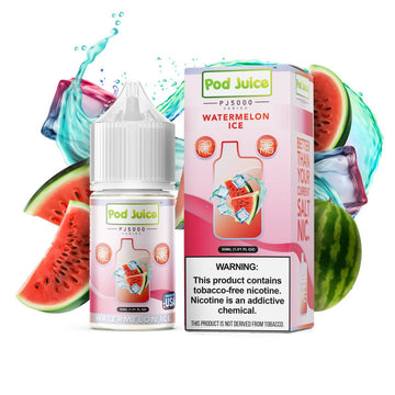 Watermelon Ice Salts - Pod Juice - Sales de Nicotina - DIY VAPE SHOP | SN-PJ-PJ5-WMI-35